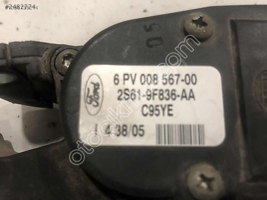 Ford Fiesta Modeli İçin Orijinal Çıkma Pedal Takımı