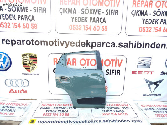 Dacia spring sağ arka kapı yeşil orijinal çıkma