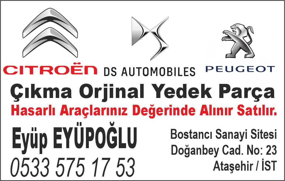 Eyüp Oto Çıkma Peugeot Citroen Yedek Parça
