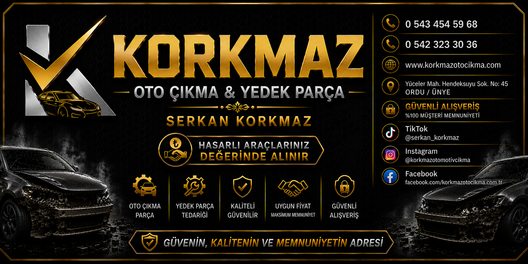 ÜNYE OTO ÇIKMA